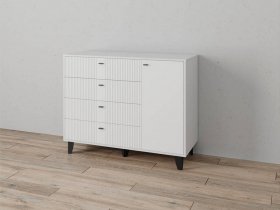 Комод «Катрин-13» (белый/белый снег) в Новом Тартасе - novyj-tartas.mebel-nsk.ru | фото