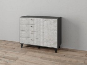 Комод «Катрин-13» (графит/мальта) в Новом Тартасе - novyj-tartas.mebel-nsk.ru | фото