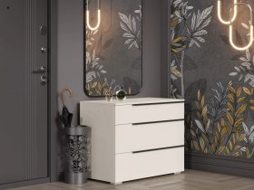 Комод с 3 ящиками Айри КМ-001 (кашемир) в Новом Тартасе - novyj-tartas.mebel-nsk.ru | фото