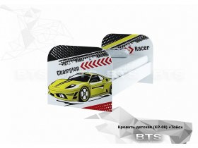 Кровать детская Тойс Champion КР-08 (BTS) в Новом Тартасе - novyj-tartas.mebel-nsk.ru | фото