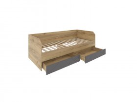 Кровать-диван с ящиками Шерлок Дв120.0_90 в Новом Тартасе - novyj-tartas.mebel-nsk.ru | фото