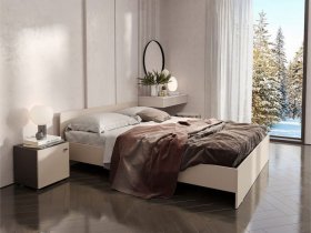 Кровать двухспальная 1,6м Гиза в Новом Тартасе - novyj-tartas.mebel-nsk.ru | фото