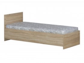 Кровать односпальная 0,9м-2 (прямая спинка) в Новом Тартасе - novyj-tartas.mebel-nsk.ru | фото