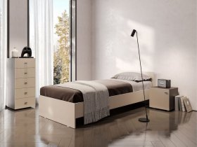Кровать односпальная 0,9м Гиза в Новом Тартасе - novyj-tartas.mebel-nsk.ru | фото