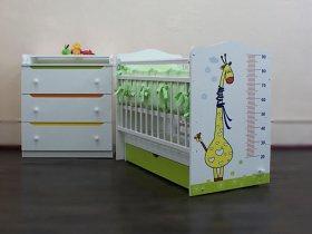 Кроватка детская Жираф с маятником в Новом Тартасе - novyj-tartas.mebel-nsk.ru | фото