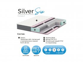 Матрас Silver Six в Новом Тартасе - novyj-tartas.mebel-nsk.ru | фото