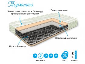 Матрас Торменто в Новом Тартасе - novyj-tartas.mebel-nsk.ru | фото