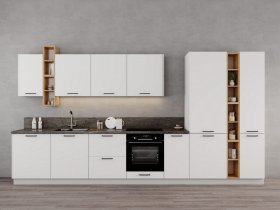 Модульная кухня Фортуна (белый) в Новом Тартасе - novyj-tartas.mebel-nsk.ru | фото