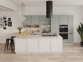 Модульная кухня Перо 3,4м (оазис) в Новом Тартасе - novyj-tartas.mebel-nsk.ru | фото