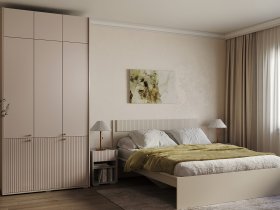 Модульная спальня Орма (МДФ) в Новом Тартасе - novyj-tartas.mebel-nsk.ru | фото