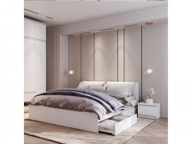 Модульная спальня Симпл в Новом Тартасе - novyj-tartas.mebel-nsk.ru | фото