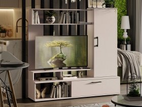 Стенка «Сиена» (кашемир) в Новом Тартасе - novyj-tartas.mebel-nsk.ru | фото