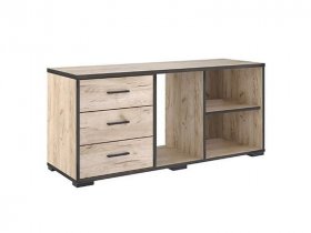 Тумба 1200 Тм075.0 Гермес лофт (дуб крафт серый) в Новом Тартасе - novyj-tartas.mebel-nsk.ru | фото